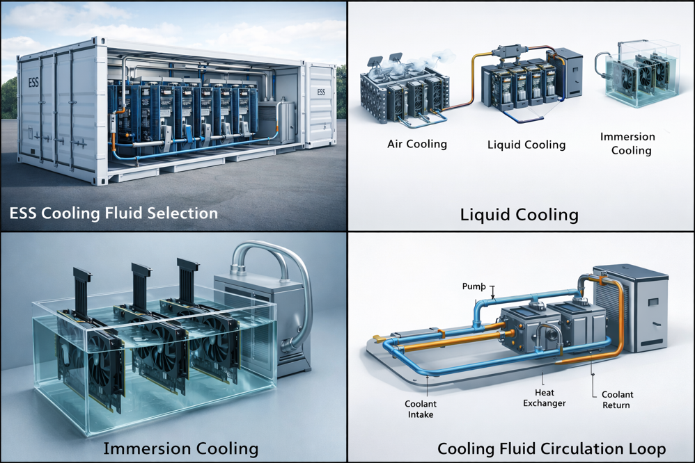 ESS Cooling Fluid Selection Guide: How to Choose the Right Thermal Fluid for Energy Storage Systems (2026)